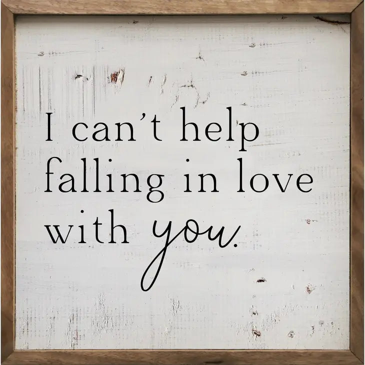 I Can&#39;t Help Falling in Love with You | Wall Art