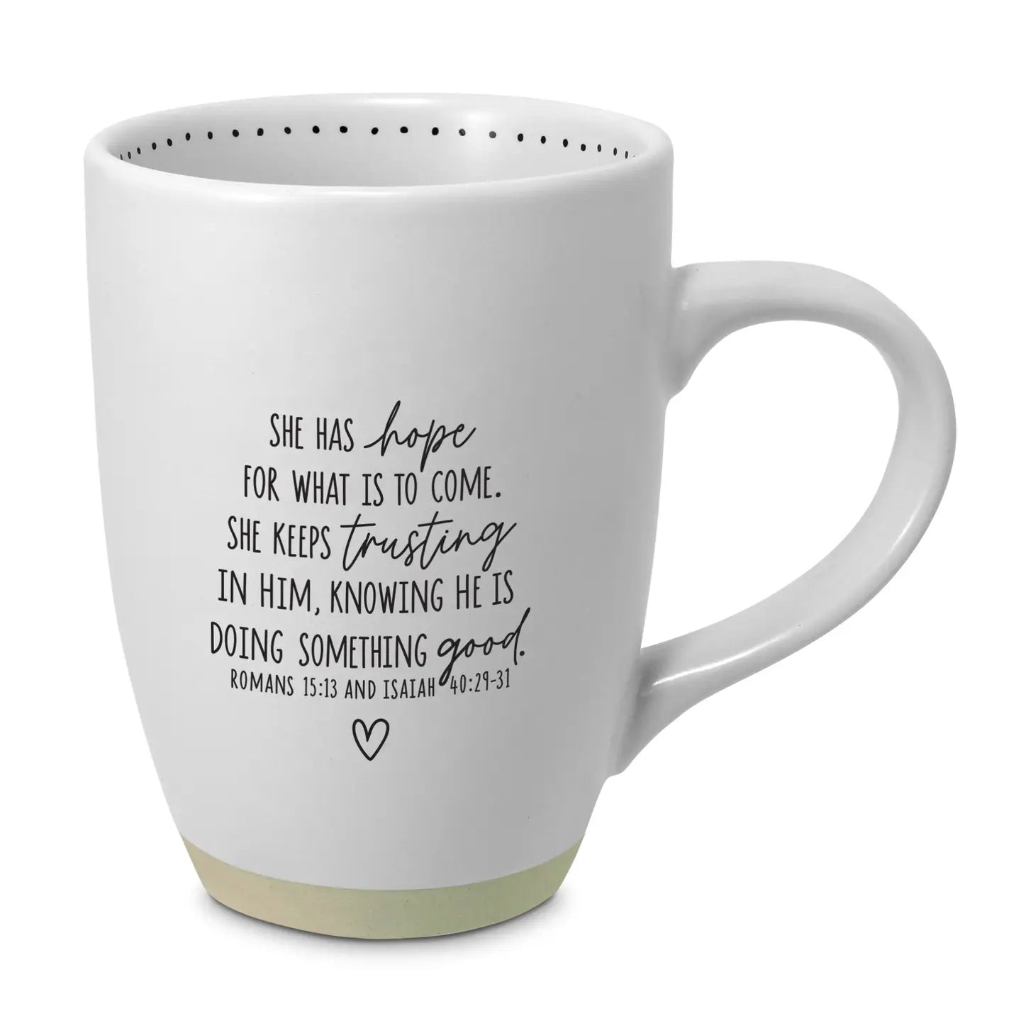 She Has Hope for What is to Come | Coffee Mug