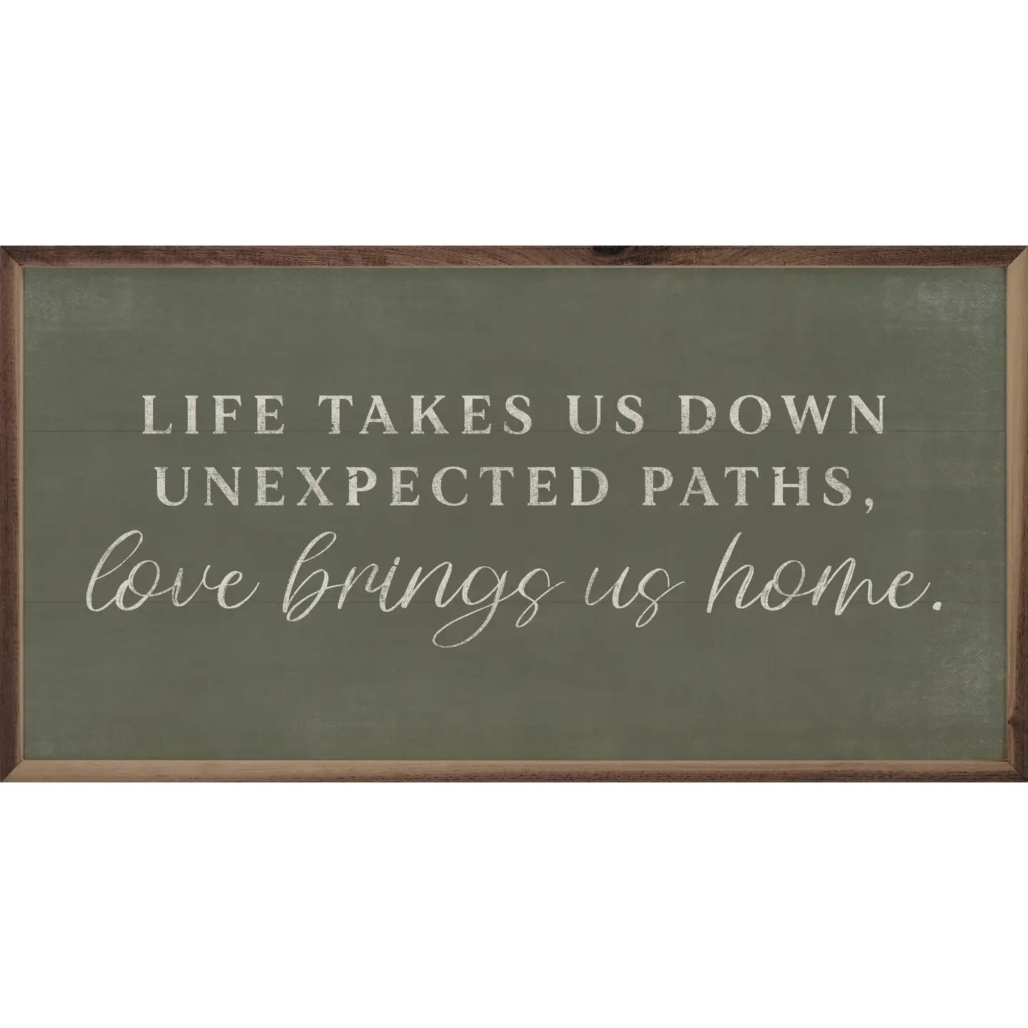 Love Brings Us Home | Wall Art