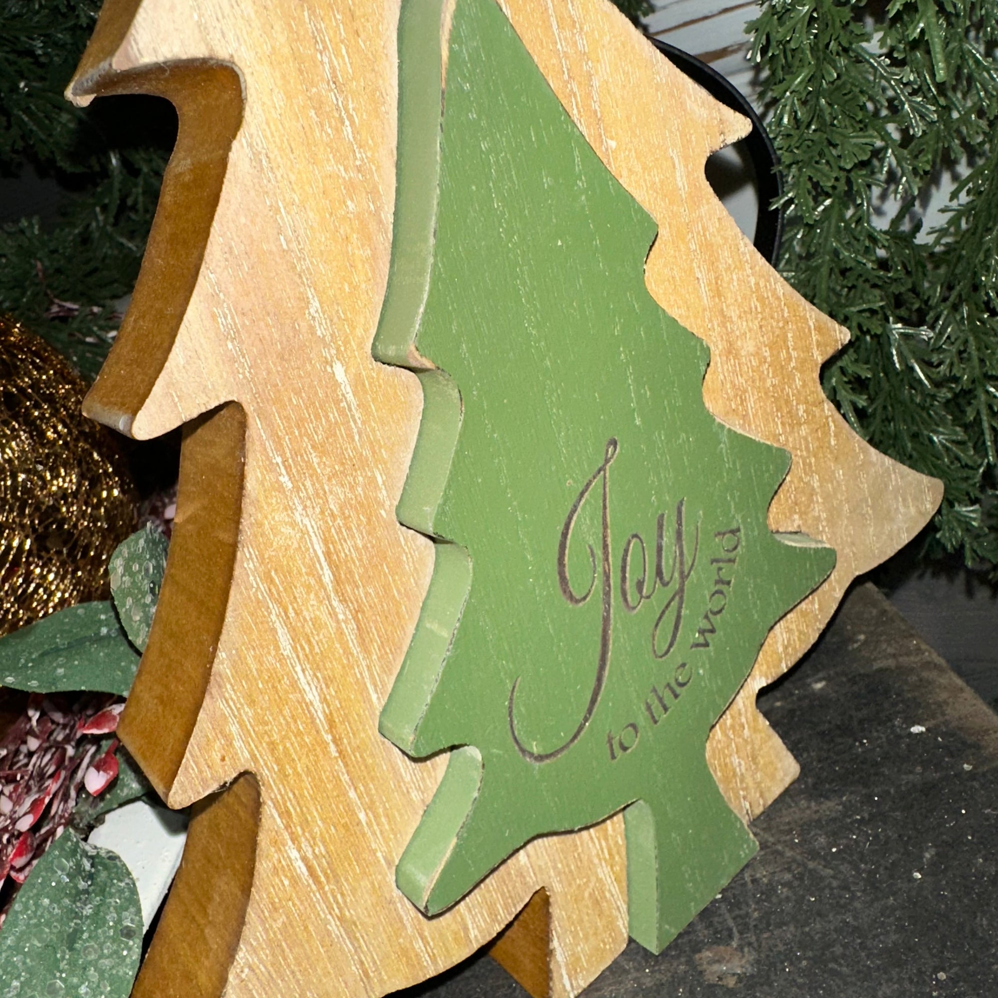 Double Winter Tree | Joy to the World