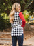 Buffalo Check Back Cardigan | Red Front