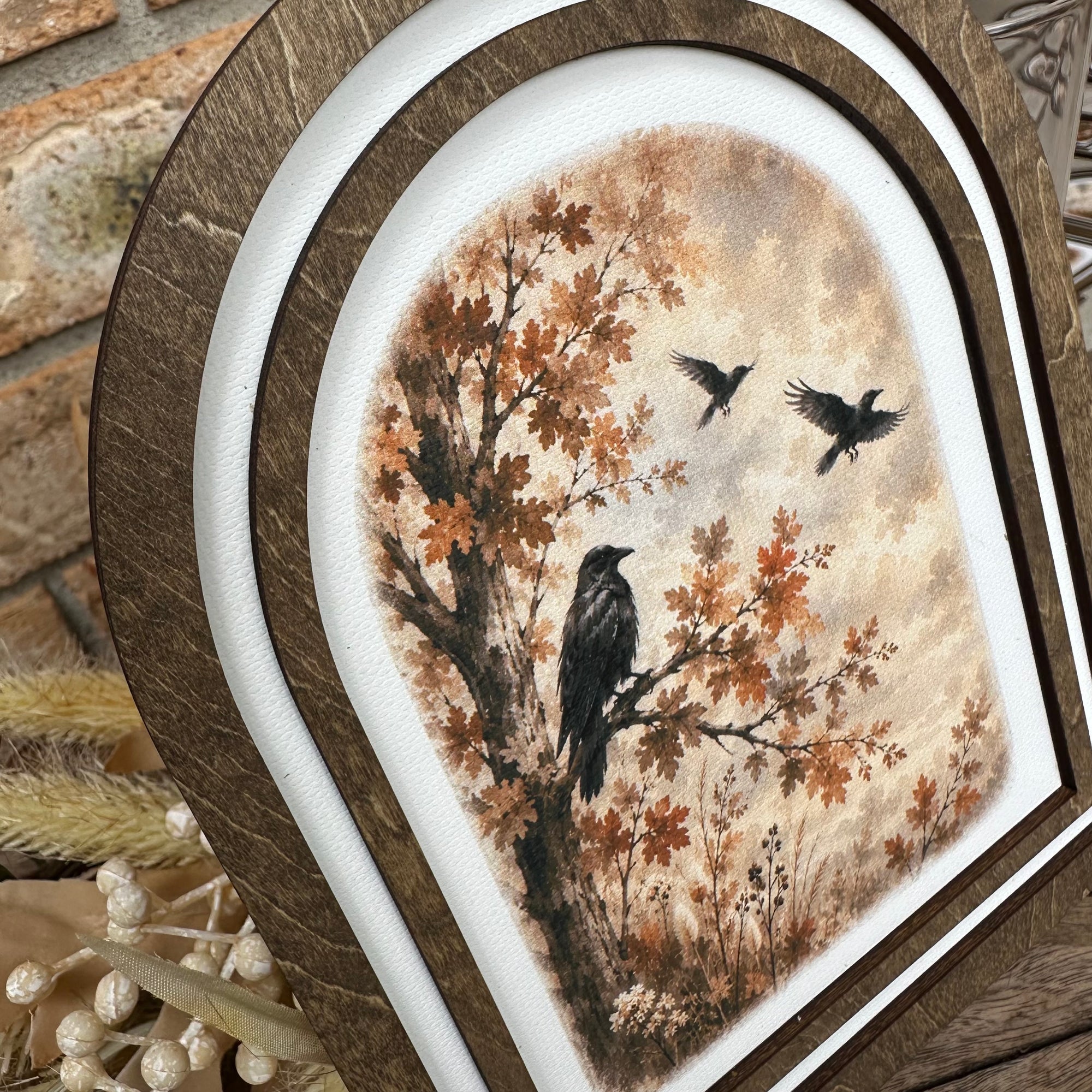 Autumn Crows | Canvas Artwork