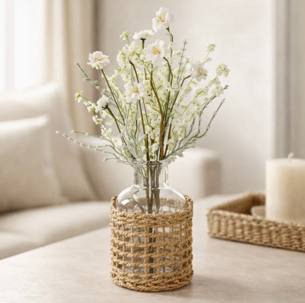 Cream Flower Stem | 2 Sizes