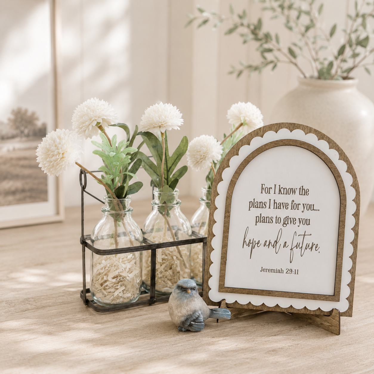 Jeremiah 29:11 Arch Sign | Hope and a Future Christian Gift