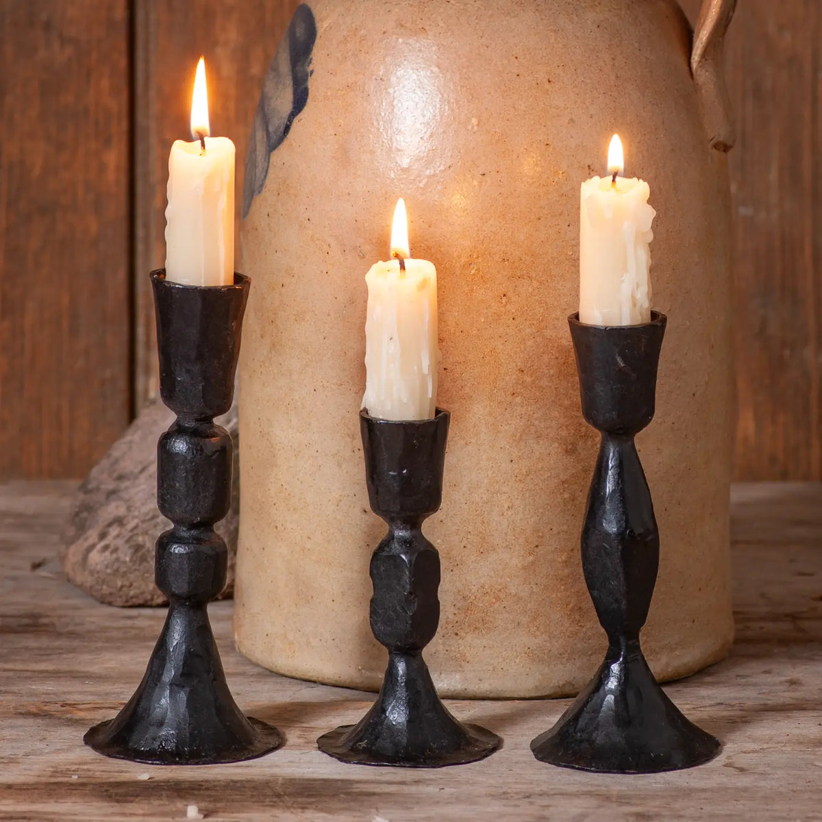 Iron Candle Holder