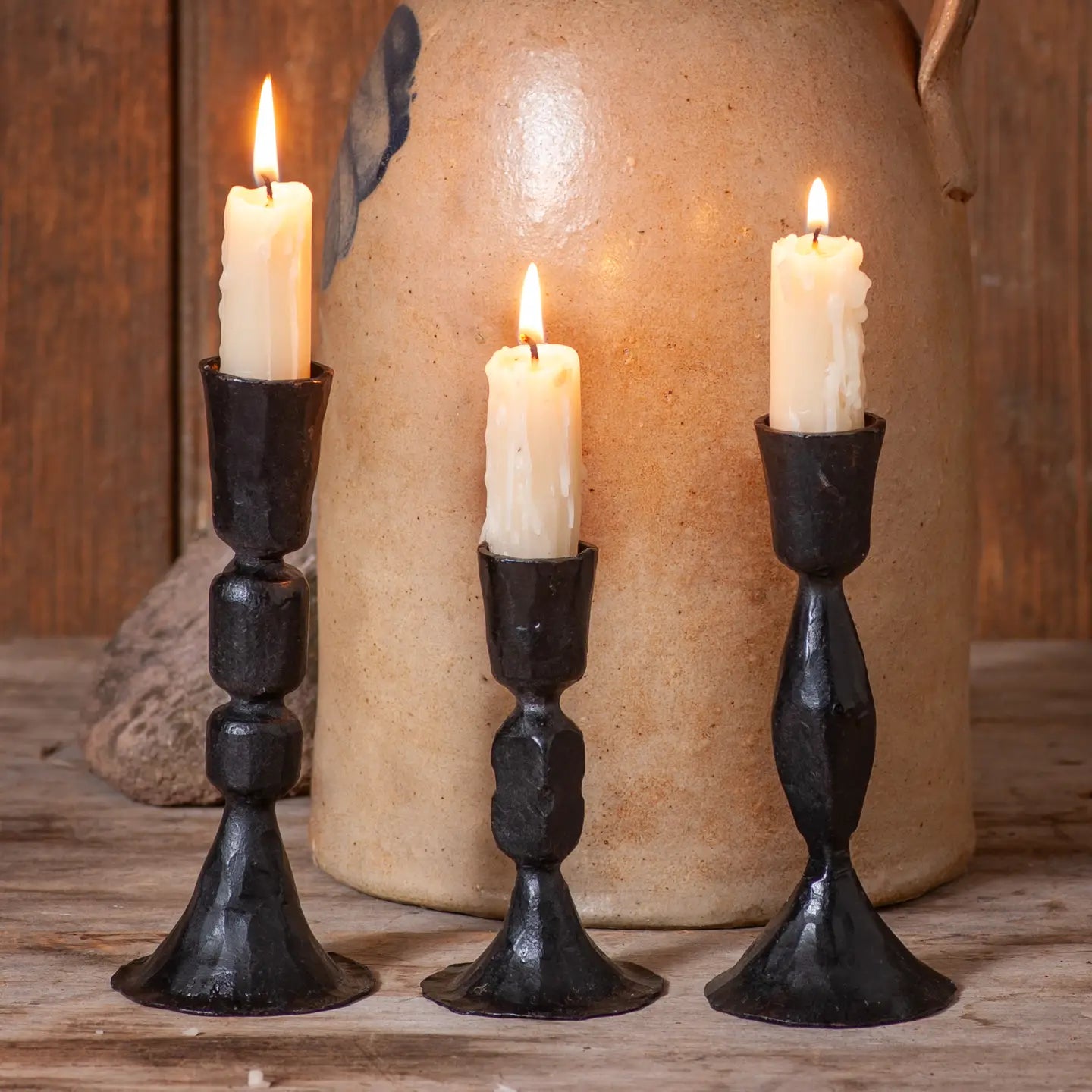 Iron Candle Holder