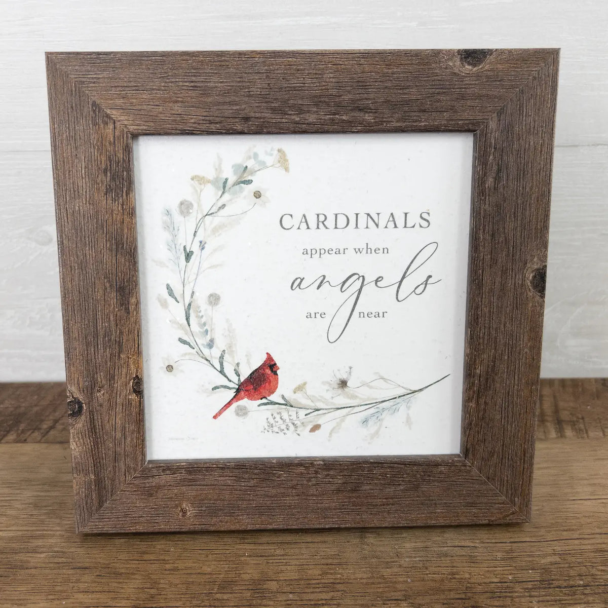 Cardinals Appear When Angels Are Near | Framed Art
