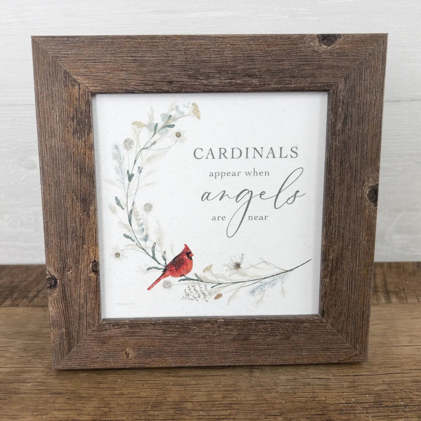 Cardinals Appear When Angels Are Near | Framed Art