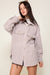 Soft, Brushed Waffle Button Up | Oatmeal