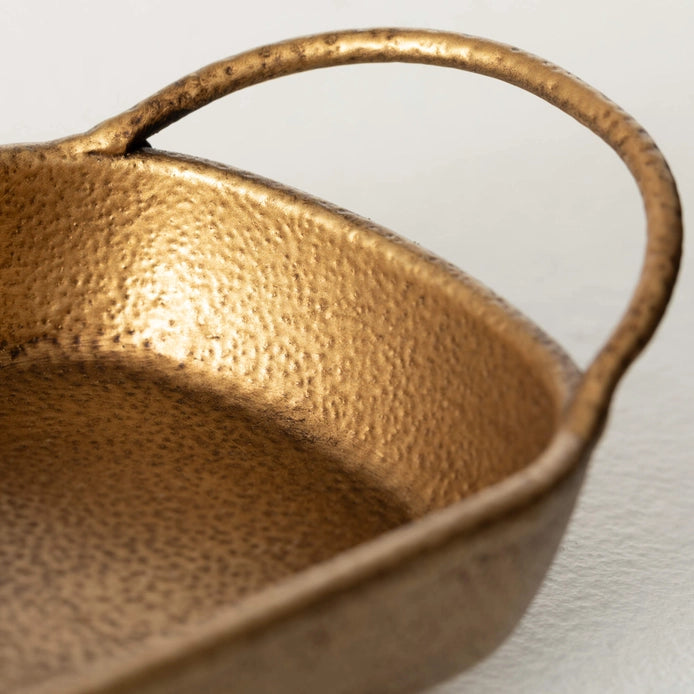 Handled Tray | Brass