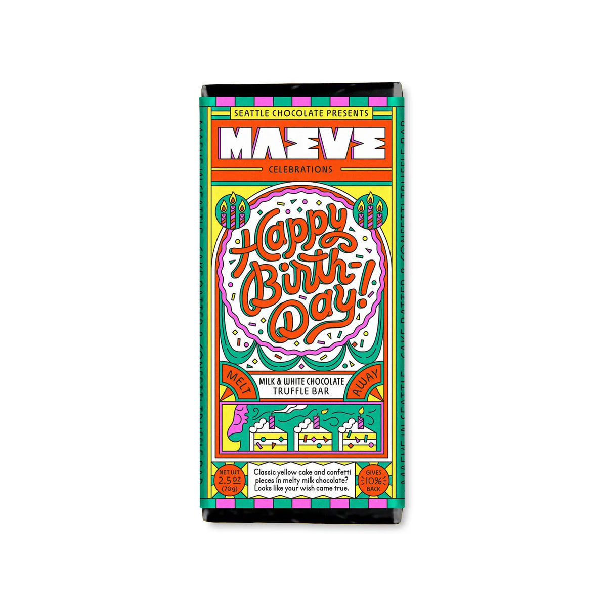 Happy Birthday Truffle Bar | Chocolate Bar