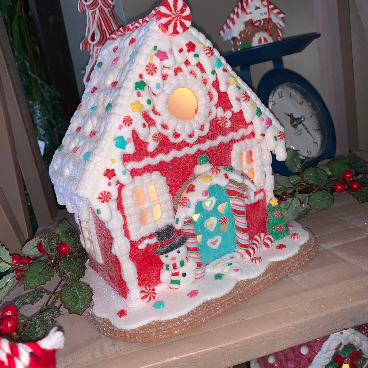 Gingerbread House | Lighted | 8.5&quot;