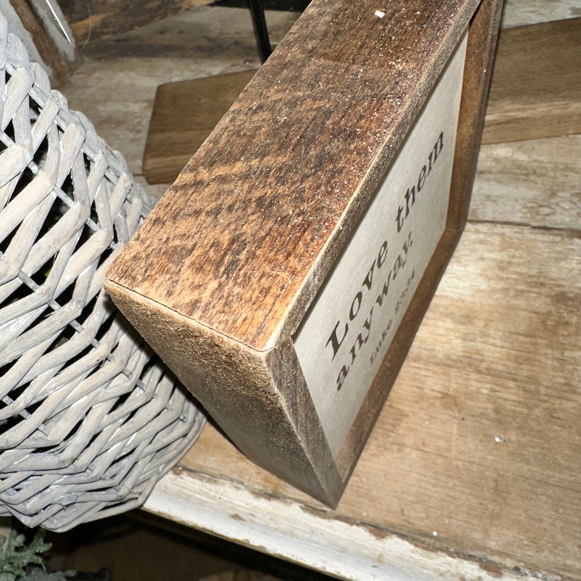 Love Them Anyway | Framed Sign