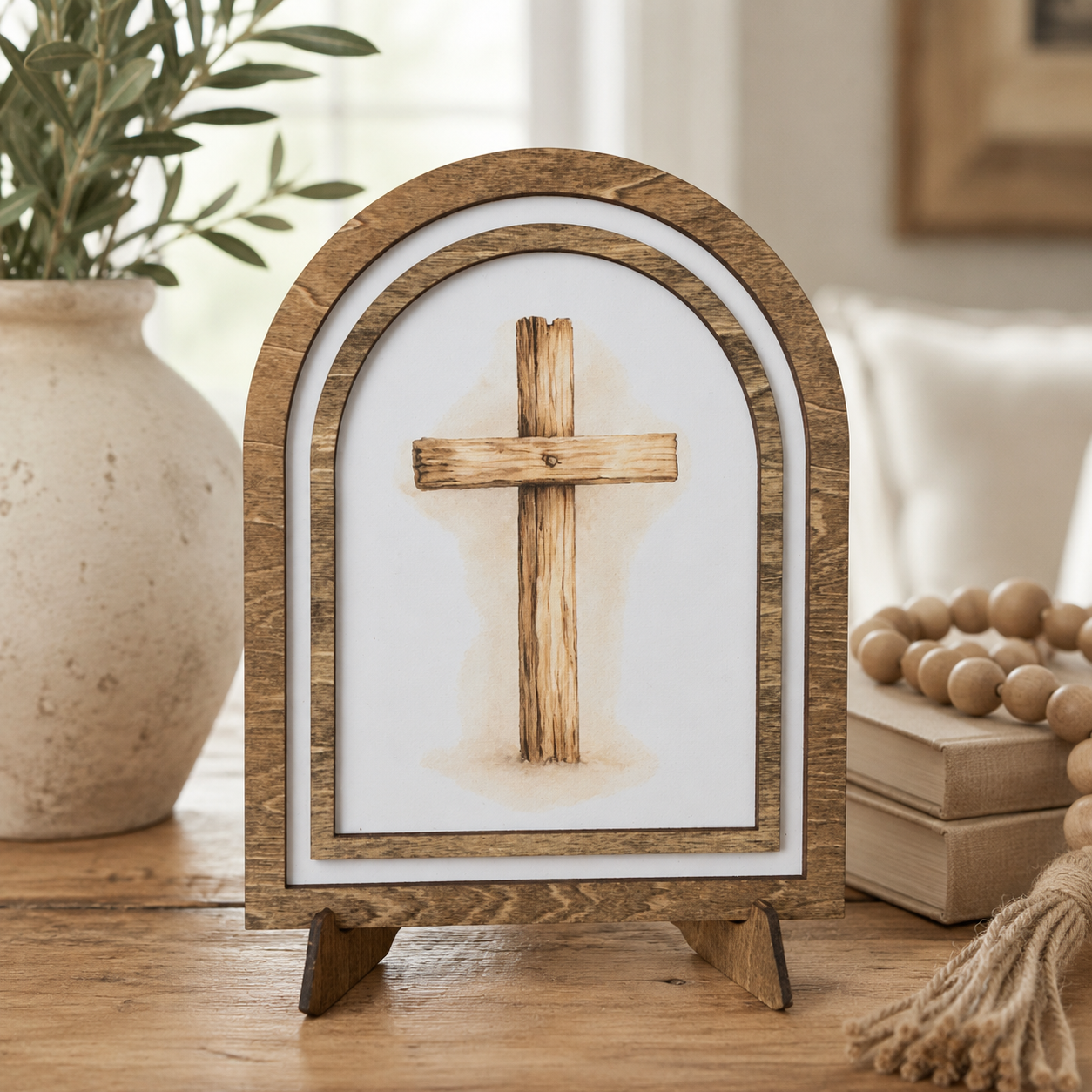 The Wooden Cross | Canvas Artwork