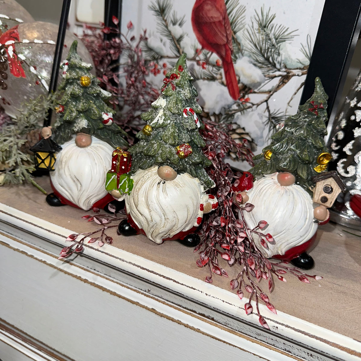 Holiday Tree Gnome | Resin | 6&quot;