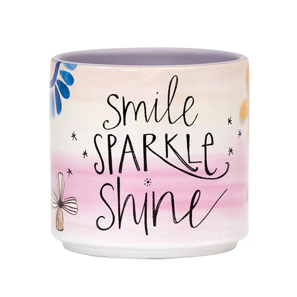 Smile Sparkle Shine | Planter
