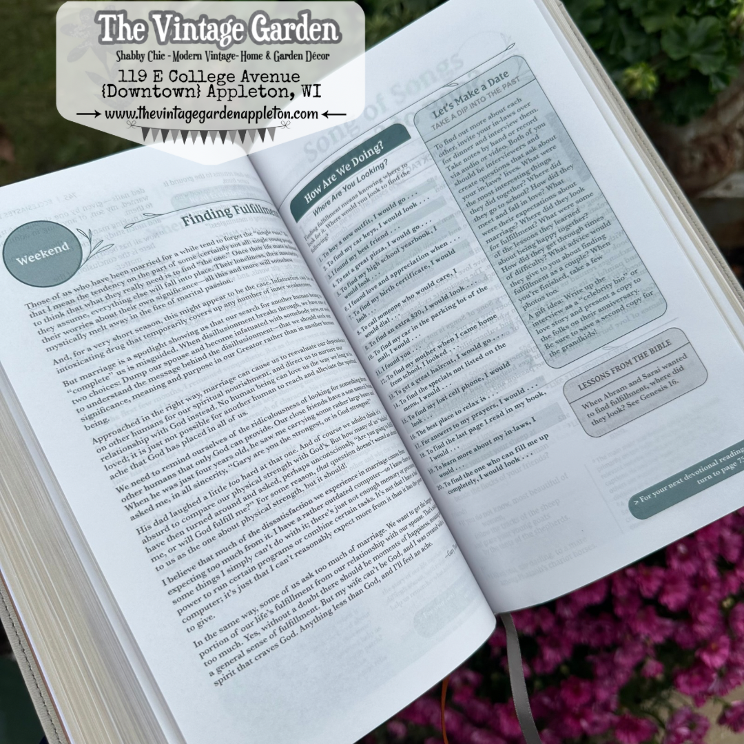 Couples Devotional Bible | Leather NIV Bible | Custom Engraved