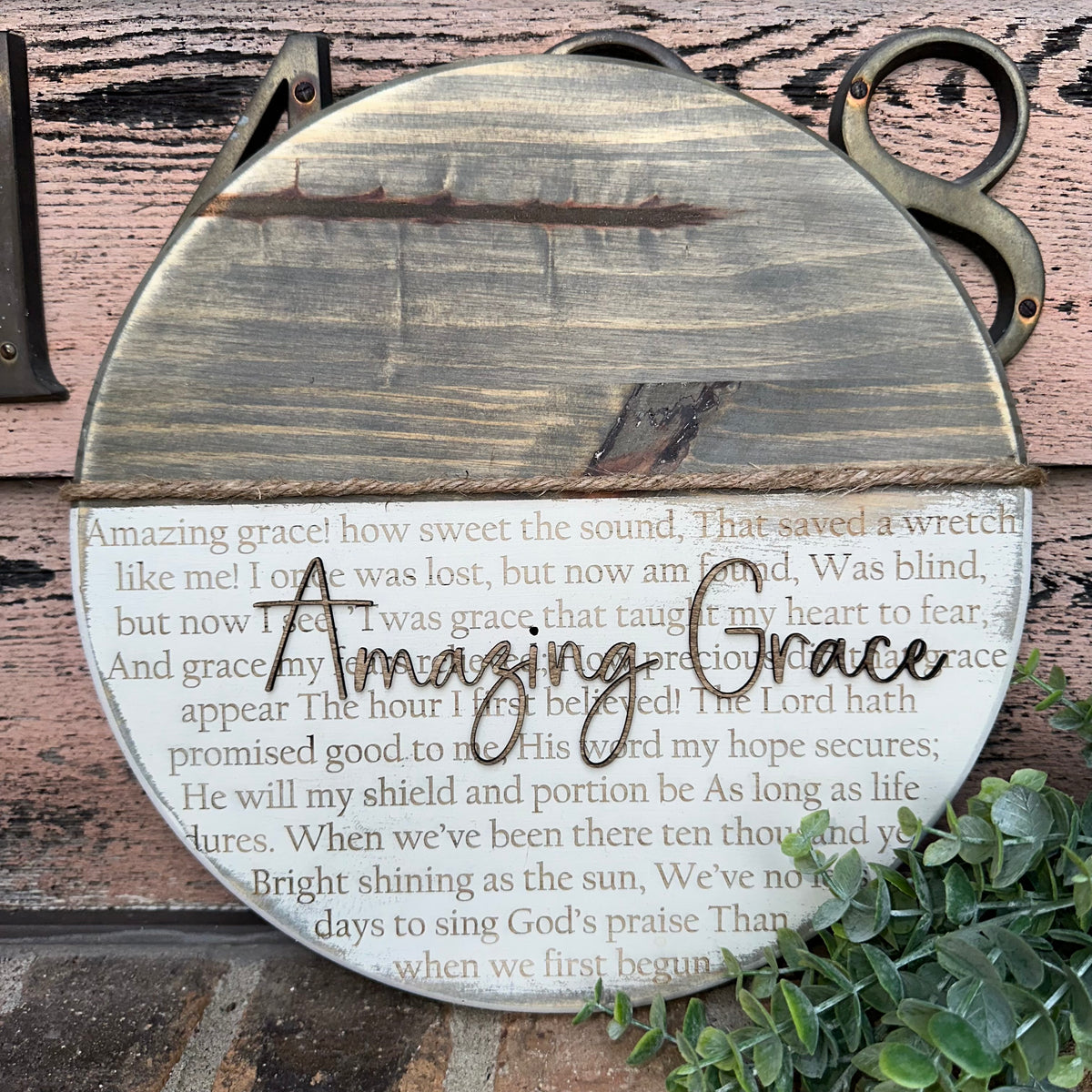 Amazing Grace | Handmade Wood Sign