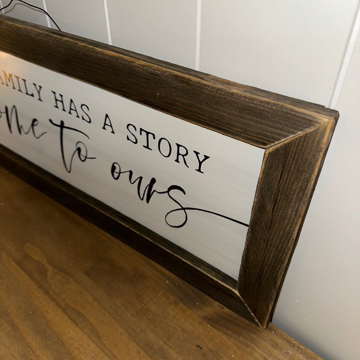 Every Family Has a Story, Welcome to Ours | Wall Art