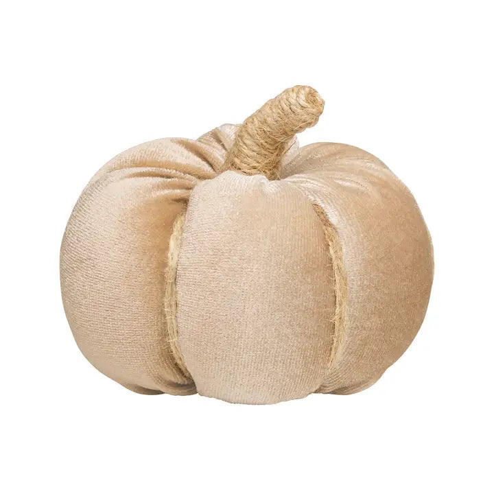 Beige Velvet Pumpkin | Fabric