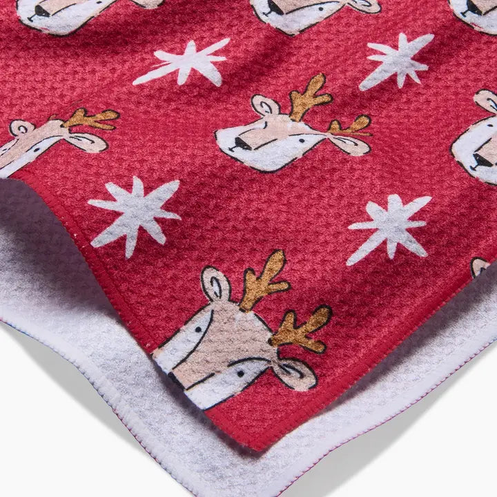 Geometry Kitchen Tea Towel | Reindeer Star