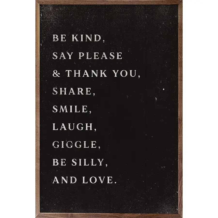 Be Kind | Wall Art