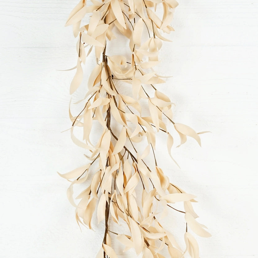 Autumn Leaves Garland | Creamy Beige