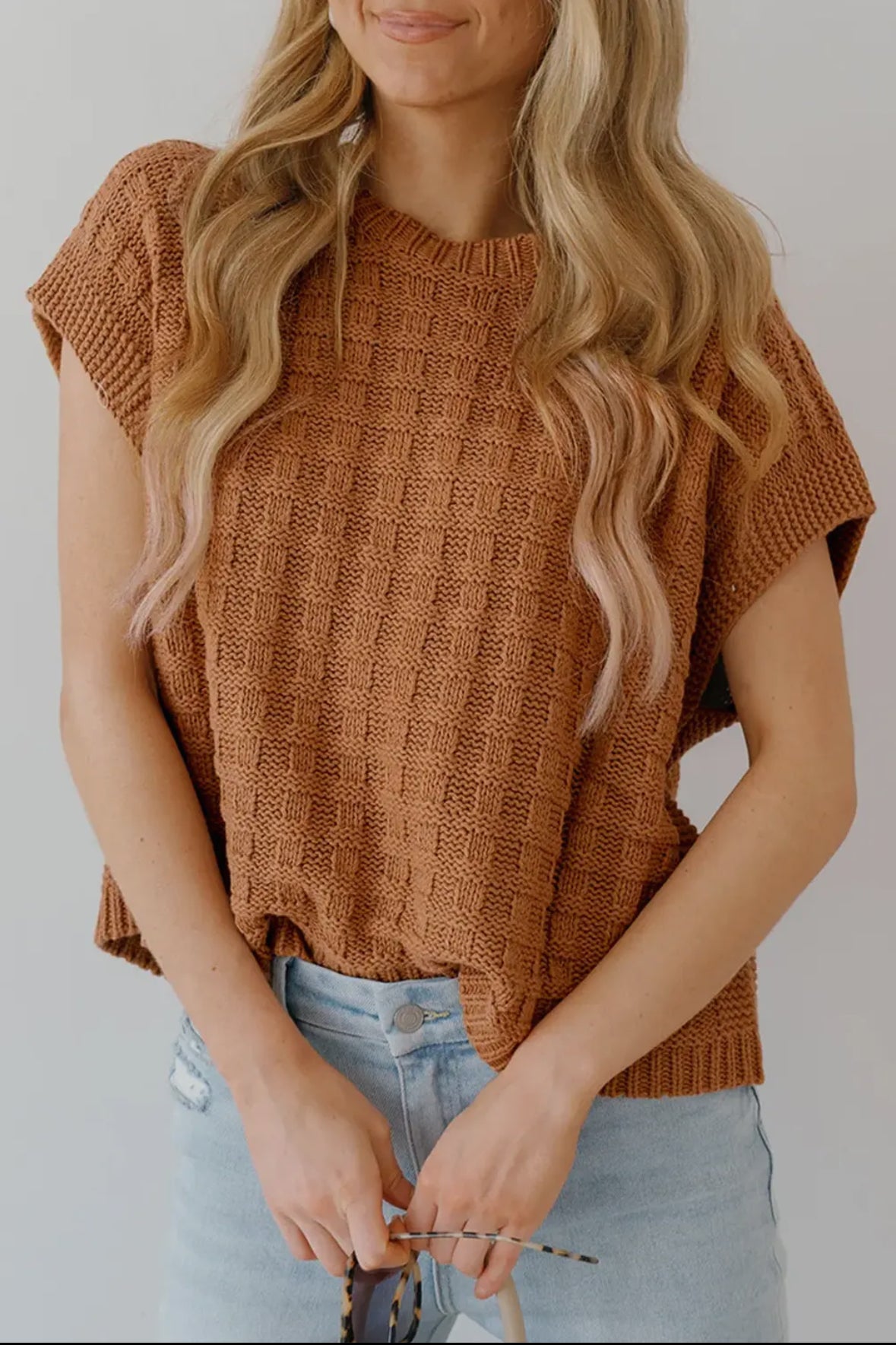 Sleeveless Autumn Sweater