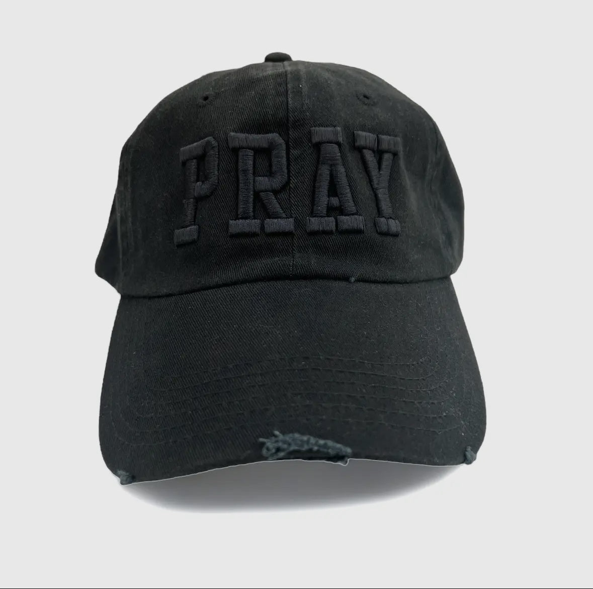 Pray | Distressed Baseball Hat