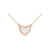 Sparkle Heart | Pink Iridescent | Necklace