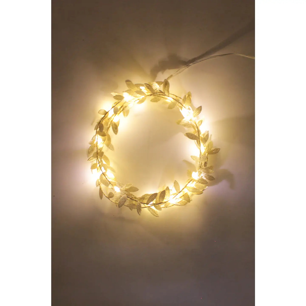 Gold Leaf LED String Lights | Battery-Operated | 80&quot;