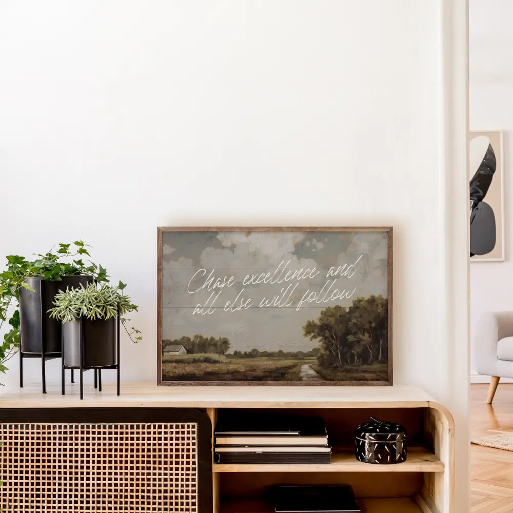 Chase Excellence | Wall Art