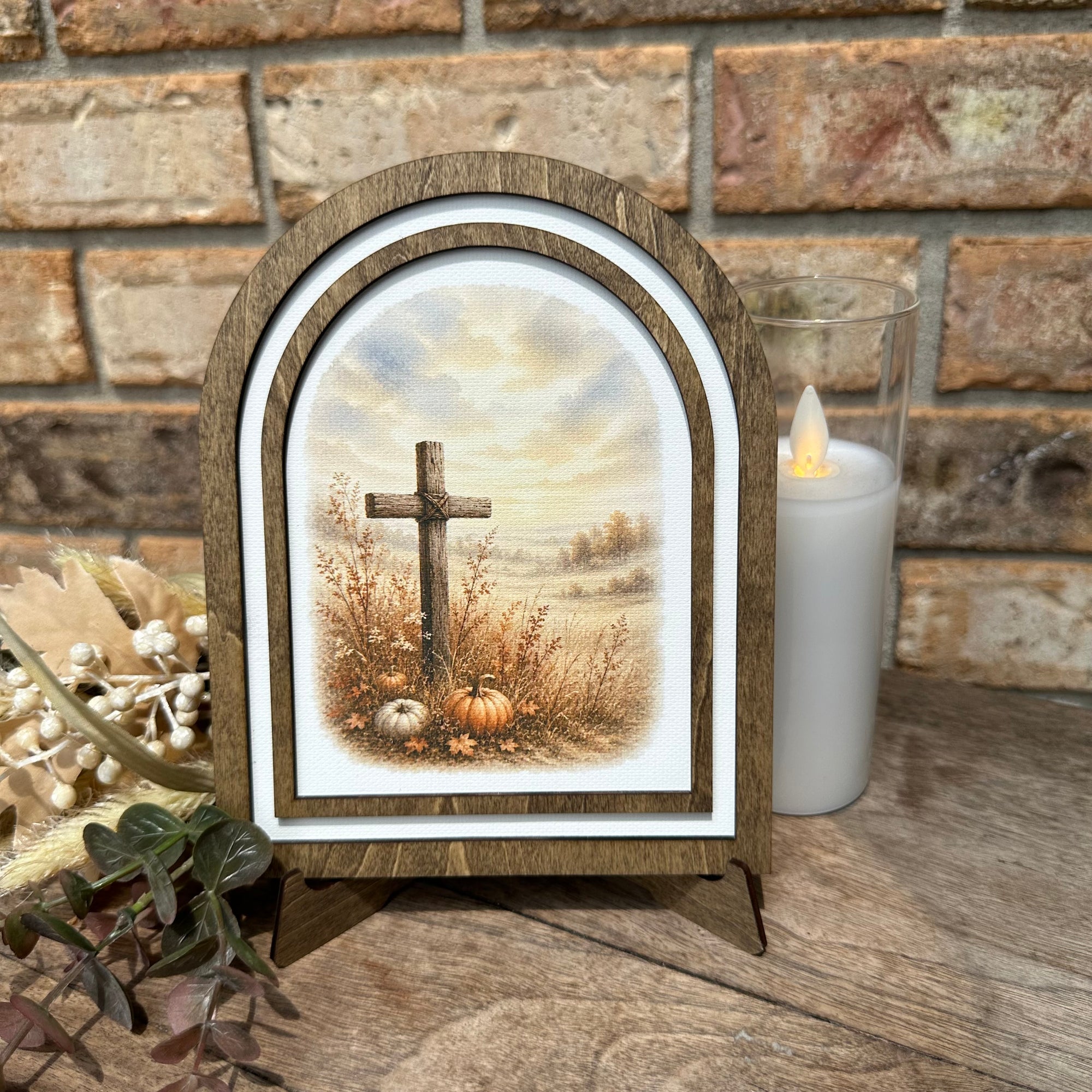 Autumn Cross | Canvas Artwork