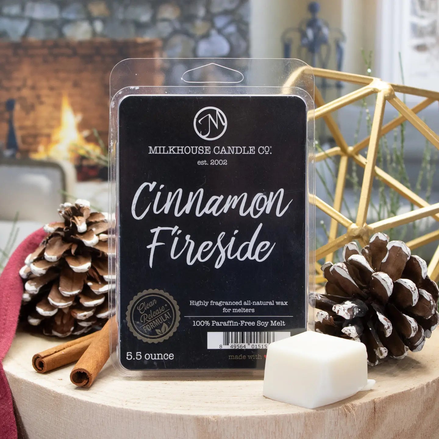 Cinnamon Fireside | Soy Candle & Wax Melts