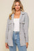 Soft, Brushed Waffle Button Up | Heathered Grey