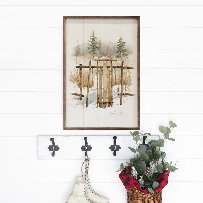 Winter Sled | Wall Art