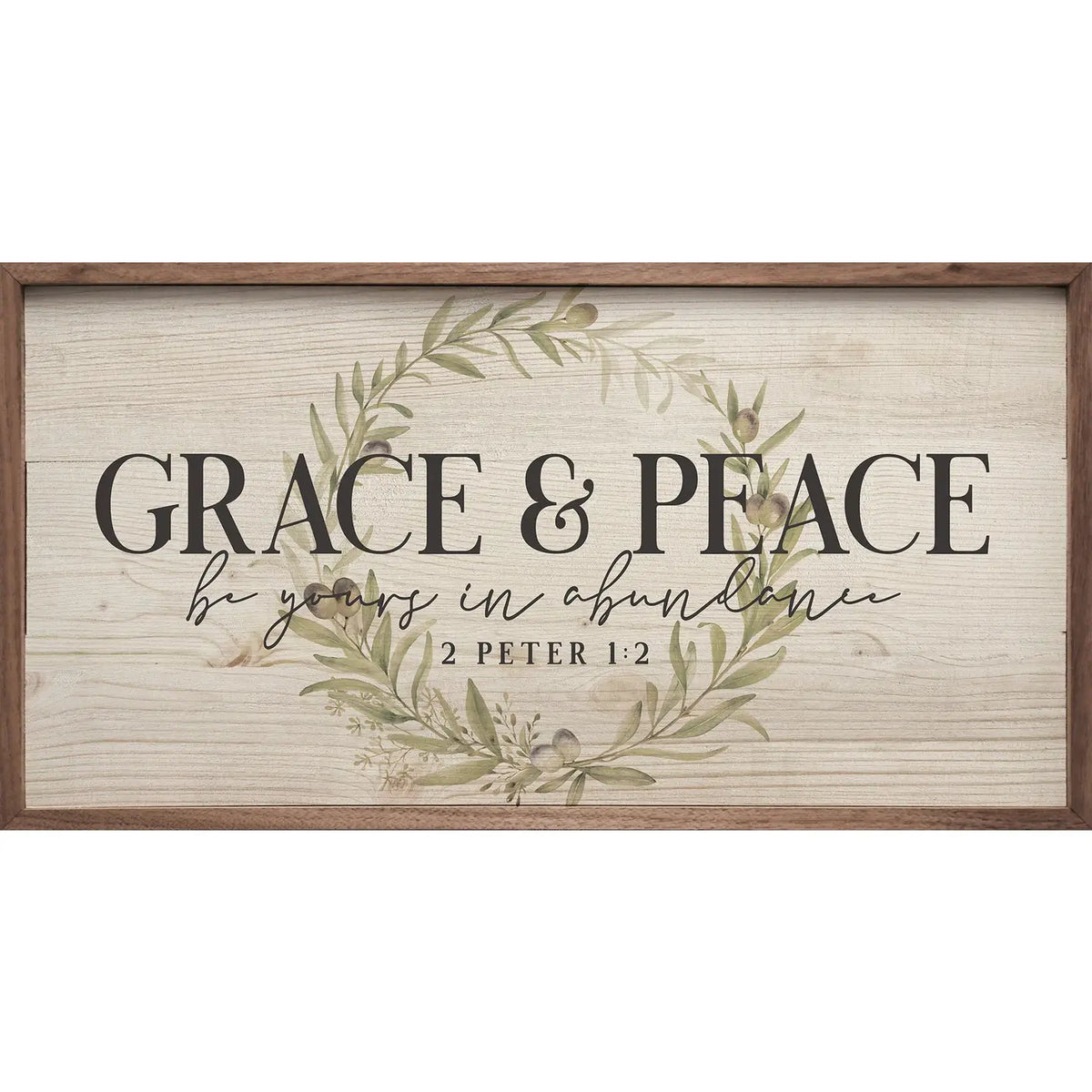Grace &amp; Peace Be Yours | 2 Peter 1:2 | Wall Art