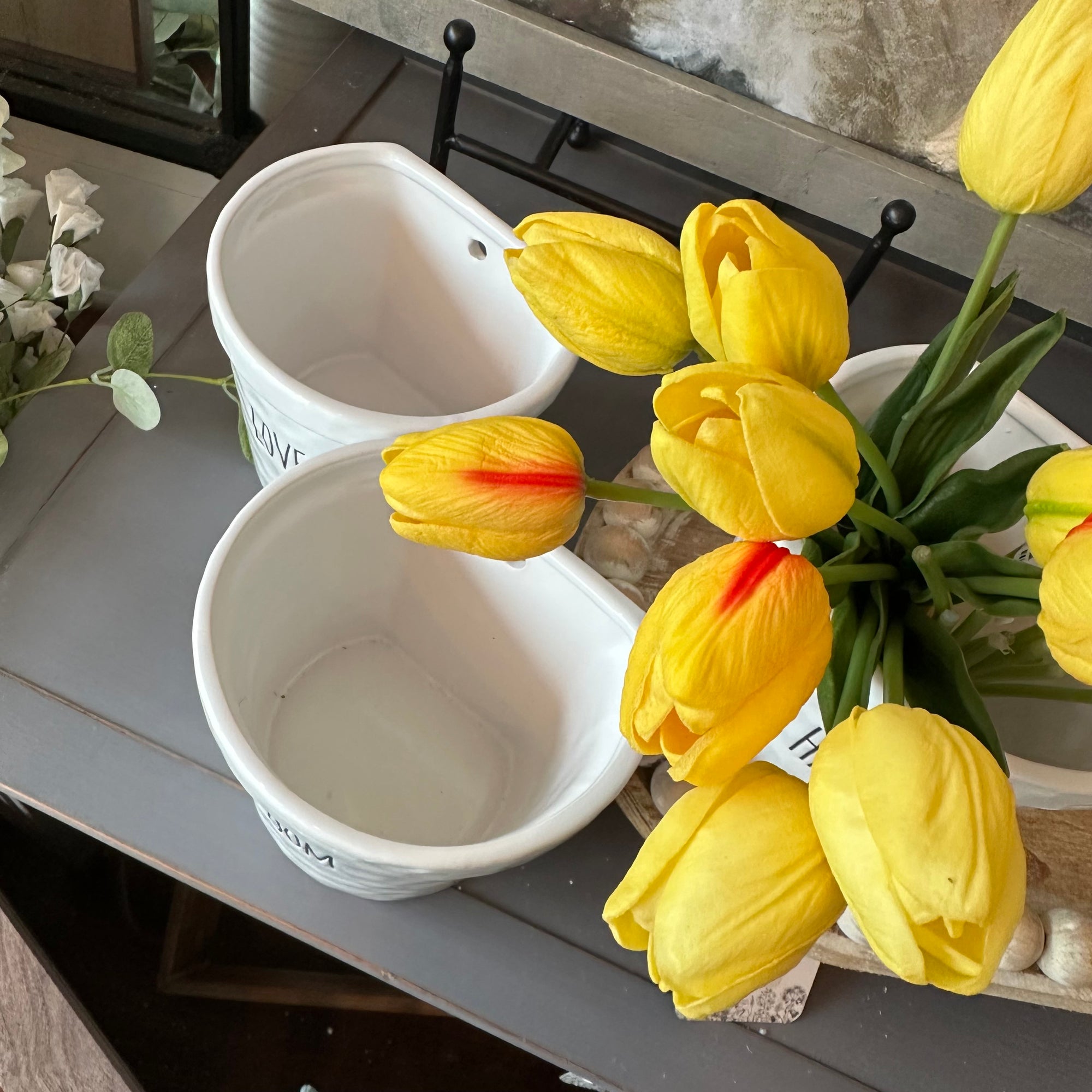 Sentiment Wall Planter | Ceramic