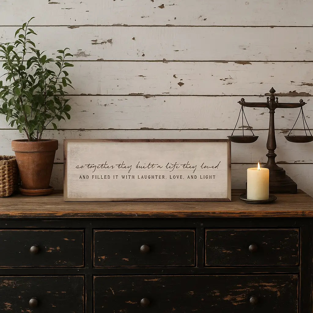 Together They Built a Life They Loved | Wall Art