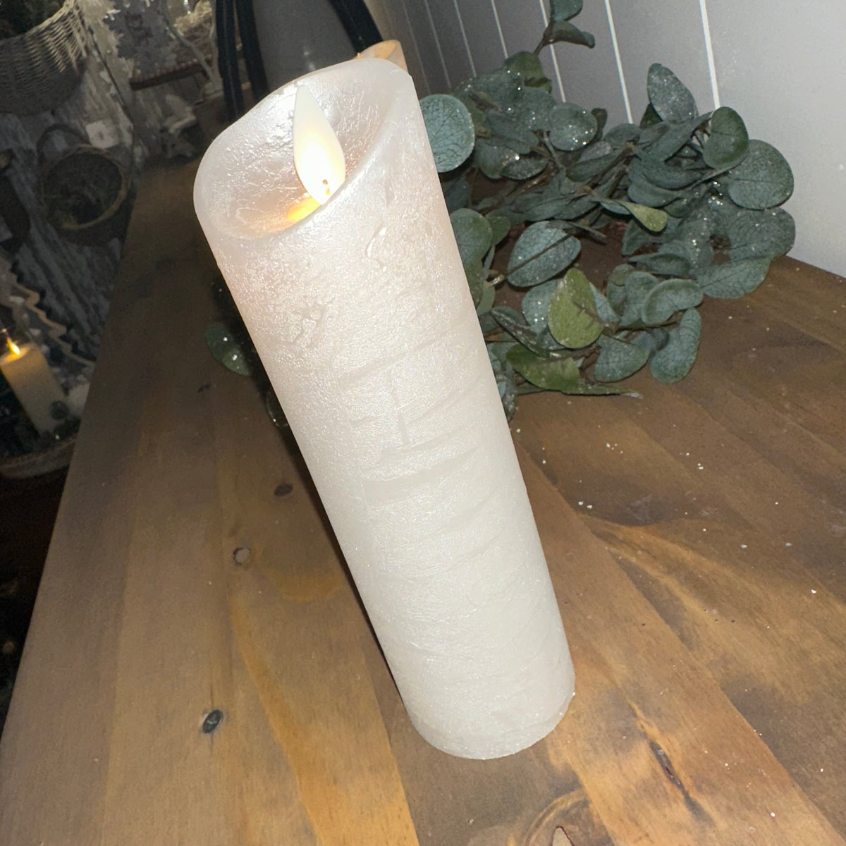 Pillar Candle | Pearl | Battery Operated