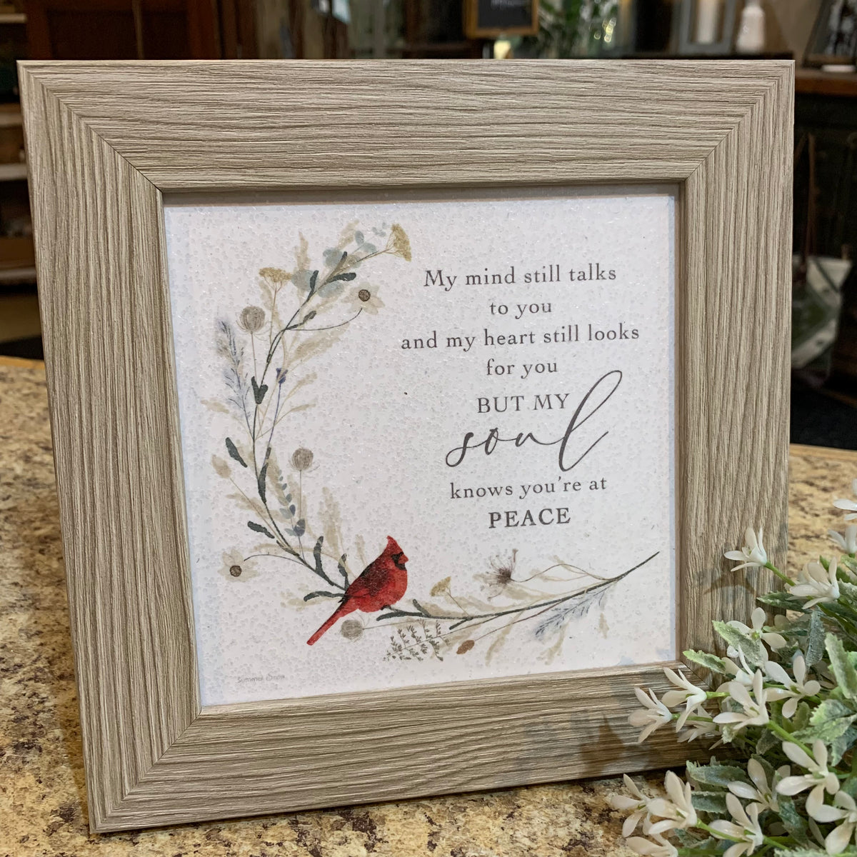 My Soul Knows You&#39;re At Peace | Framed Art