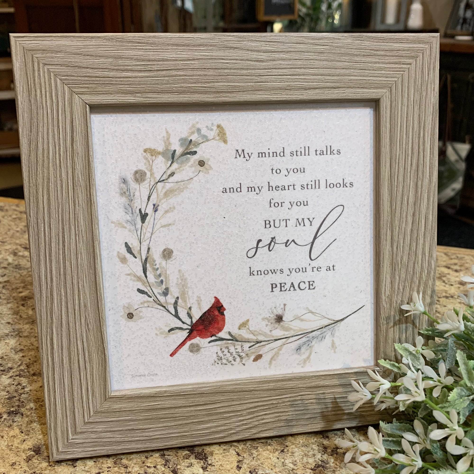 My Soul Knows You're At Peace | Framed Art