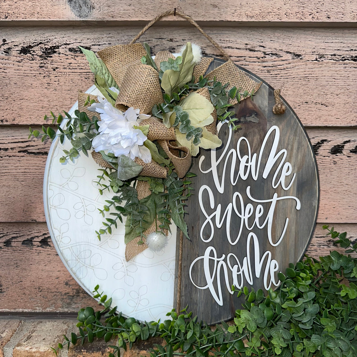 Home Sweet Home | 18&quot; Handmade Sign