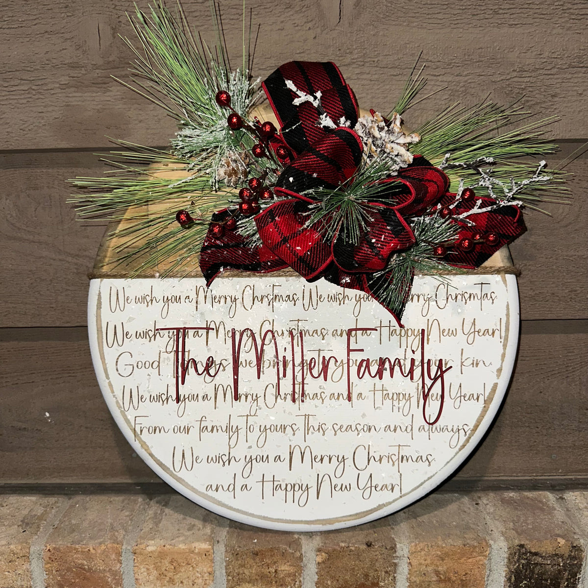 We Wish You A Merry Christmas | Custom Sign