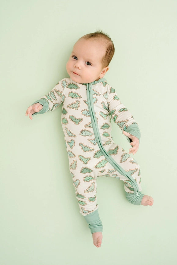 Dino Cookie | Bamboo Zippy Footie Sleeper