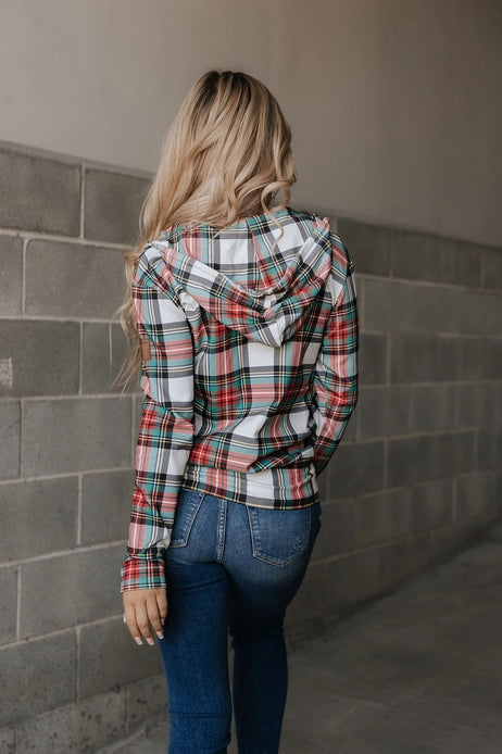 Full Zip Hoodie | Winter Plaid