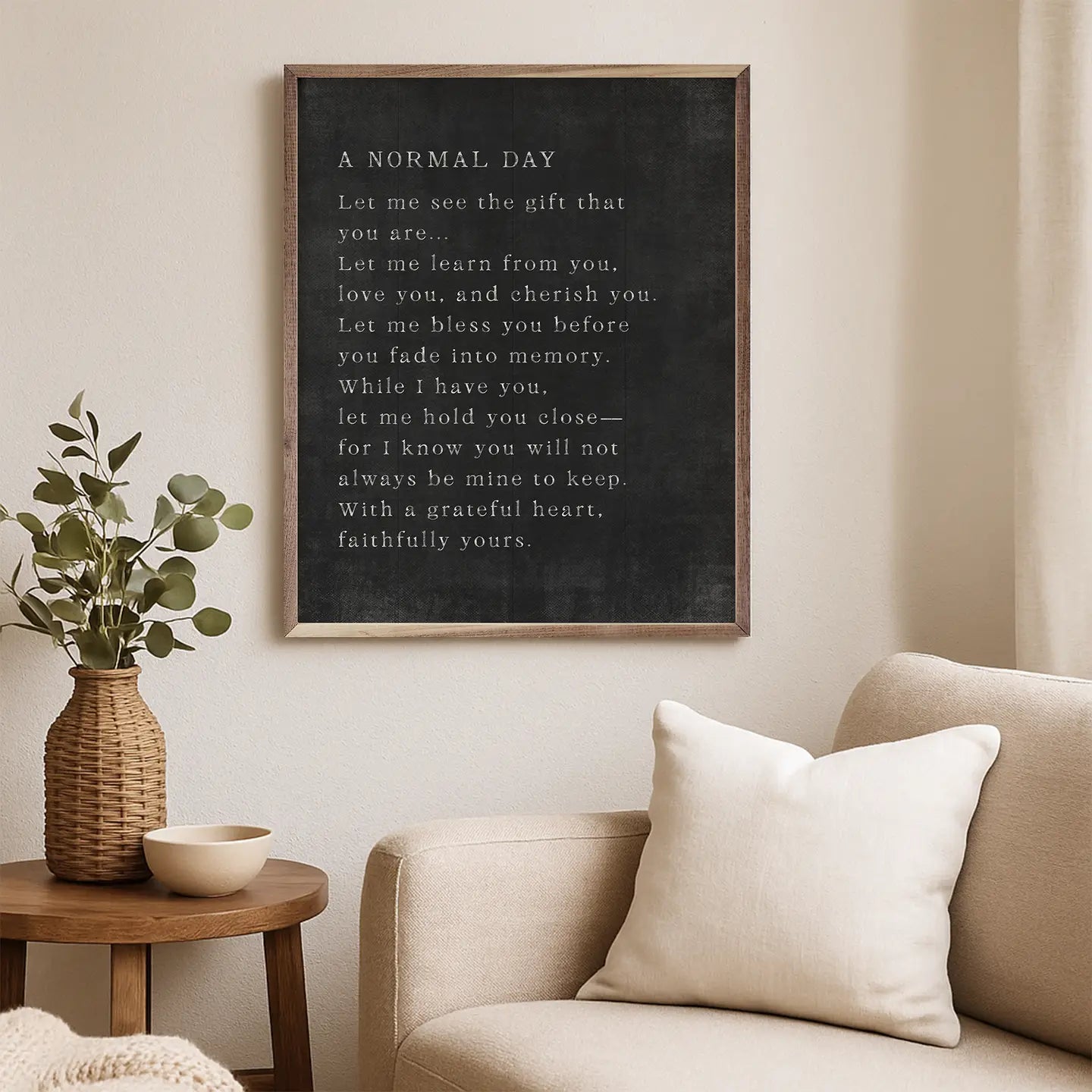 A Normal Day | Wall Art