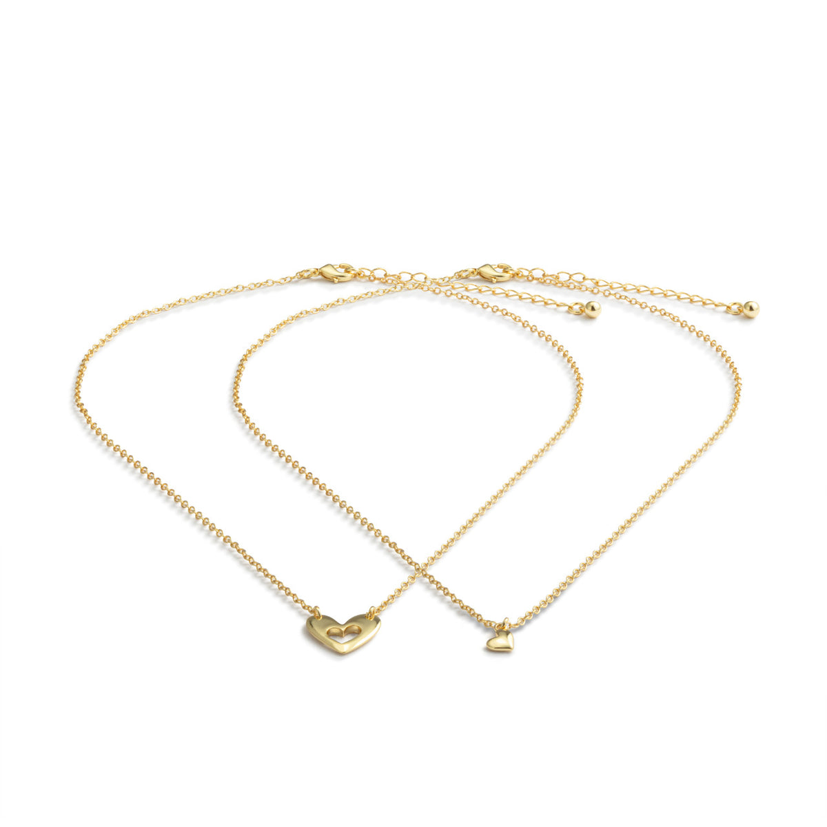 Heart Necklace Set | One to Keep, One to Share | Giving Collection