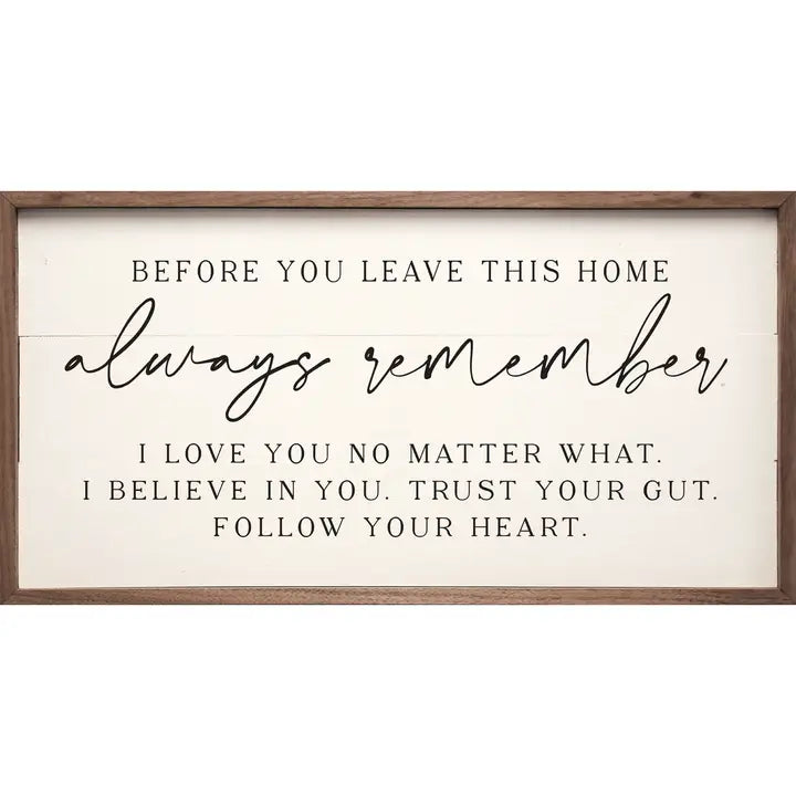 Always Remember I Love You | Wall Art