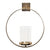 Wall Sconce Candle Holder | Gold Finish